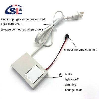 60W 12V Défonceur avec une touche une couleur sélectionnée LED Dimmer Mirror Touch Sensor Switch