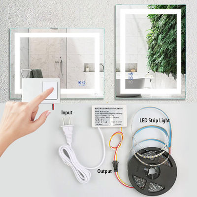 60W 12V Défonceur avec une touche une couleur sélectionnée LED Dimmer Mirror Touch Sensor Switch