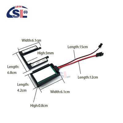 Vanités de salle de bains Miroirs Sensor tactile Commutateur avec support et plage de détection de 1 à 6 mm