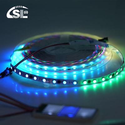 IP20 12V 60led/mètre SMD 5050 10M LED RGB Strip Light pour le mur de la salle de bain