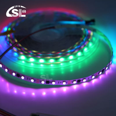 IP20 12V 60led/mètre SMD 5050 10M LED RGB Strip Light pour le mur de la salle de bain