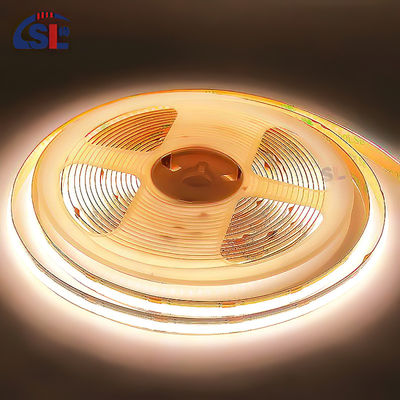 Électroplate COB 24v COB 608Ds 8mm Ra 85 LED Light Strip 3000K-6500K Idéal pour les résidences