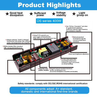Énergie de commutation 12V 5A 10A 20A 30A 24VDC 10A DC pour les éclairages LED 3 et légers