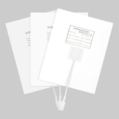 Matériau PET imperméable à l'eau Film anti-brouillard pour miroir de salle de bain 150mm*200mm 10-20C