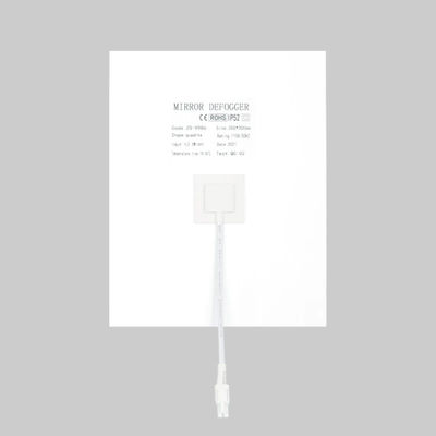 Matériau PET imperméable à l'eau Film anti-brouillard pour miroir de salle de bain 150mm*200mm 10-20C