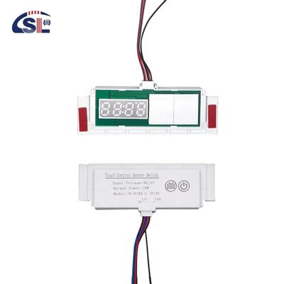 60W commutateur inducteur LED débrouilleur de lumière avec affichage de la température du temps Capteur tactile Dimmer sans pas