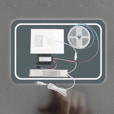 Design moderne 200mm*300mm film de démoulage pour miroir de salle de bains avec matériau PET imperméable