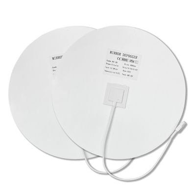 Film de chauffage PET anti-brouillard pour miroir d'hôtel avec taille ronde réglable et puissance de sortie de 12w