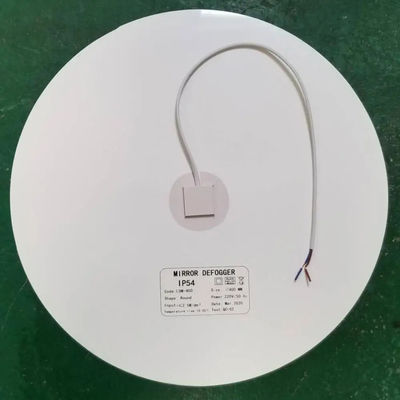 Film de chauffage PET anti-brouillard pour miroir d'hôtel avec taille ronde réglable et puissance de sortie de 12w