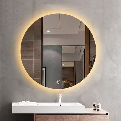 Écran tactile miroir intelligent avec lumières LED et commutateur de capteur pour améliorer la salle de bain