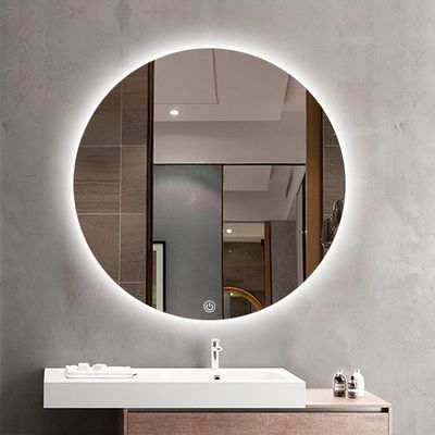 Écran tactile miroir intelligent avec lumières LED et commutateur de capteur pour améliorer la salle de bain