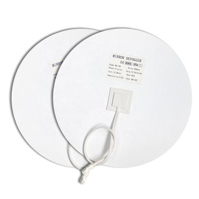 Hôtel personnalisé 12V 24V Matériau en PET imperméable à l'eau Film anti-brouillard pour miroir de salle de bain 10-20 température