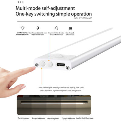Lumière à capteur de mouvement LED réglable pour armoire de cuisine ultra-mince