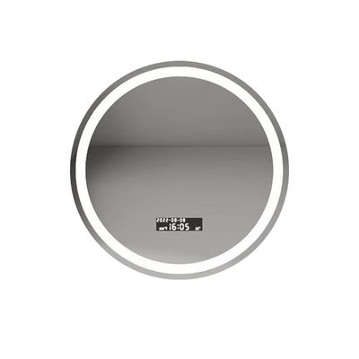 Rétroviseur LED de salle de bain à grand capteur avec écran tactile et conception sans brouillard