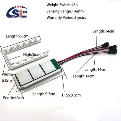 60W 5A DC12V mono couleur double capteur tactile Commutateur pour LED inducteur radar miroir