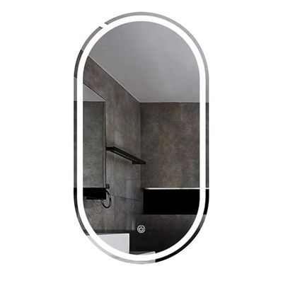 Décoration de salle de bains pour la maison de l' hôtel LED éclairée Triple couleur lumières imperméable miroir de vanité