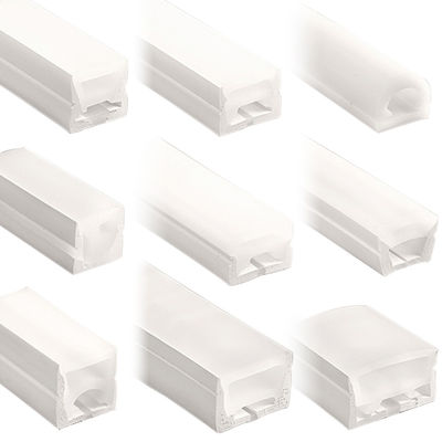 Lumière à bande LED au néon coupable à séparation colorée avec alimentation 5V 12V 24V AC220V