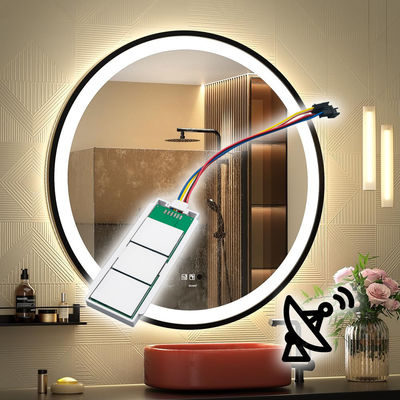 Niveau d'obscurcissement Oui Personnalisable 12V/24V 5A 60W/120W Rader PIR Capteur de mouvement Capteur lumineux Commutateur LED Source lumineuse 1NO/1NC Commutateur Combinaison salle de bain