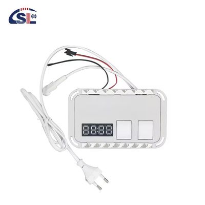 DC12V 5A 60W Capteur tactile monocouleur Commutateur LED Touch miroir avec affichage de température du temps