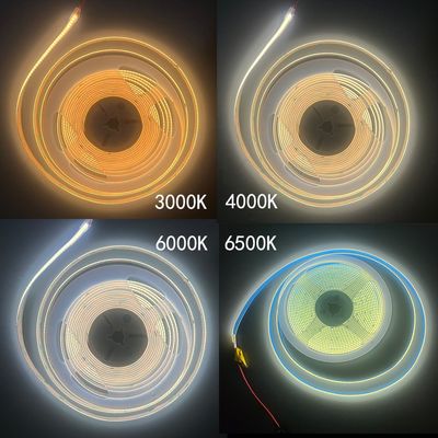 115lm/w 3000K-6500K Ra80 DC12V 120D 8mm LED Light Strips pour les miroirs de salle de bains