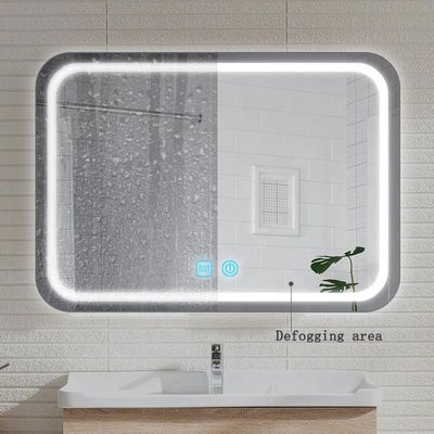 Commutateur de commande de capteur tactile de 60W Smart Three Buttons Stepless Dimming Mirror pour débrouilleur de miroirs LED de salle de bain