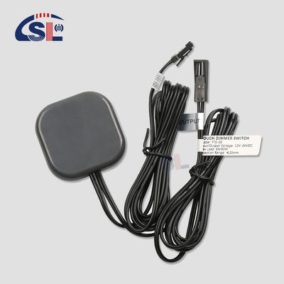110V 240VAC Commutateur de gradation intégré à miroir tactile pour lampe de cabine LED intelligente 2,5 cm