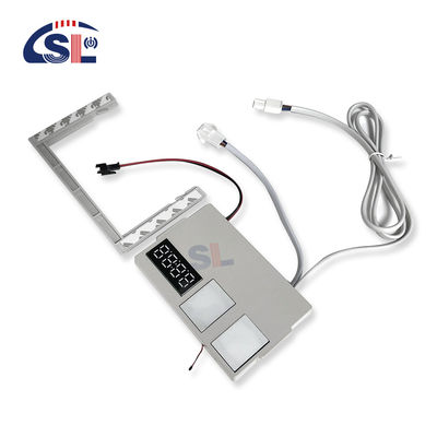 Contrôle par capteur tactile LED mono/tricolore avec affichage de l'heure et de la température 12W/24W/36W