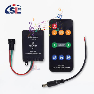 Contrôleur de musique à bande LED avec une distance de télécommande de 10 m et un circuit symphonique