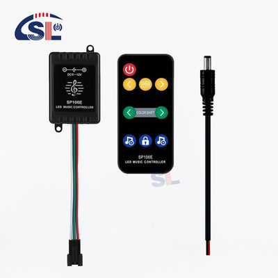 Contrôleur de musique à bande LED avec une distance de télécommande de 10 m et un circuit symphonique