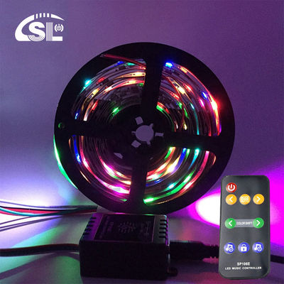 Contrôleur de musique à bande LED avec une distance de télécommande de 10 m et un circuit symphonique