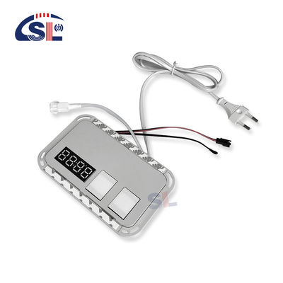 Commutateur tactile à double bouton intelligent avec temps et température Voltage de sortie DC12V