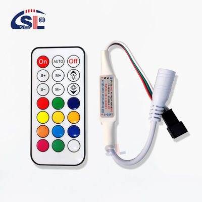 Contrôleur LED numérique à distance RF de type 12V à 21 touches pour WS2811