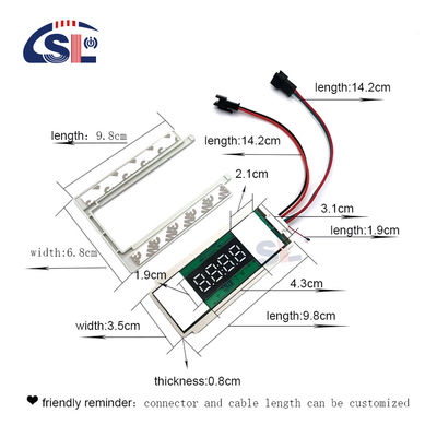 LED ON/OFF/Dimmer Function 12V 5A 60W Capteur tactile commutateur pour miroir de salle de bain