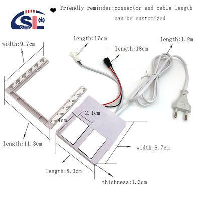 Niveau d'assombrissement Oui DC 12V 2A 24W Commutateur à double bouton pour capteur tactile pour miroir LED intelligent