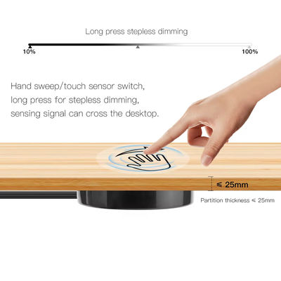 DC12V panneau en bois LED intelligent atténuateur à main tactile commutateur de balayage pour l'armoire DC12V sortie