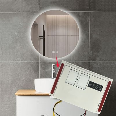 Commutateur de capteur tactile pour miroirs Installation facile 169g 1-6mm Portée de détection DC12V