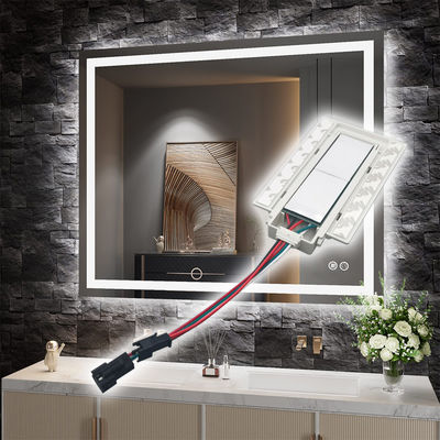 SL 12v Split Deux boutons Trois couleurs LED Smart Defogger Capteur de commutateur tactile 11,8cm*6,6cm*1,3cm