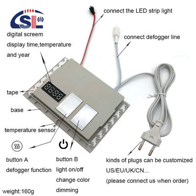 Commutateur de capteur tactile avec sortie DC12V et installation facile