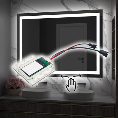DC12V Capteur de balayage manuel à trois couleurs Commutateur pour miroirs intelligents Portée de détection 3-5cm 3