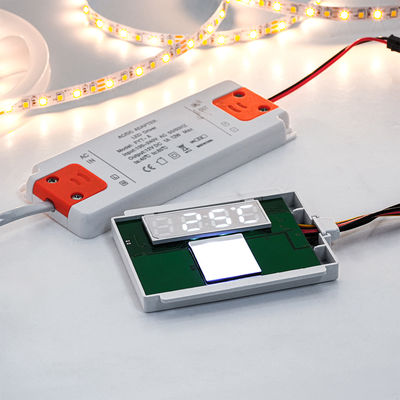 DC12V SL Split Single Button Single Color Touch Sensor Switch Radar Temps Température Écran d'affichage avec support Rétroviseurs intelligents 12W 24W Voltage