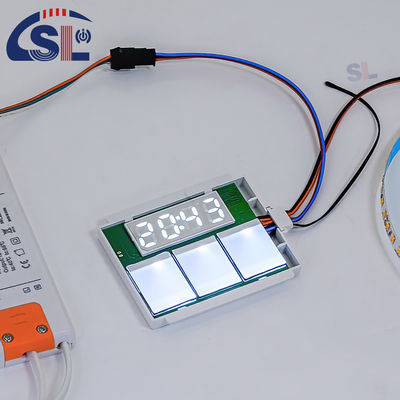 Commutateur de capteur tactile mono/trois couleurs allumé/éteint pour l'éclairage LED des miroirs de salle de bain
