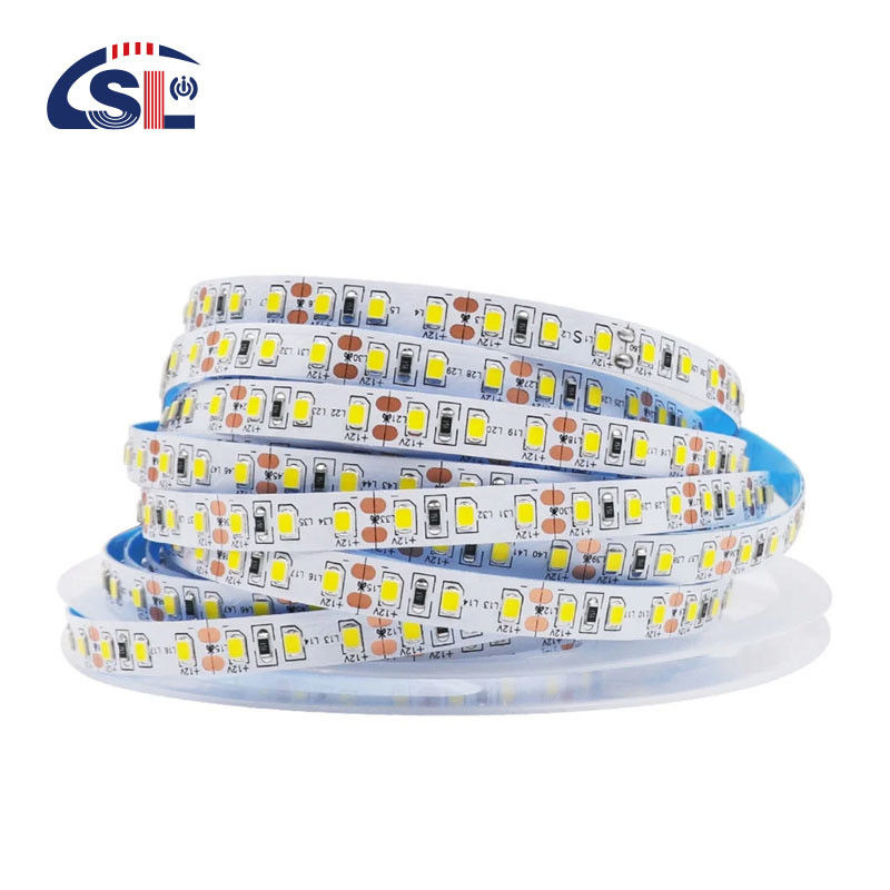 Accueil 12v 8mm 120leds 12000K Tableau de découpe à la matrice blanc frais SMD2835 LED Strip Light pour la décoration intérieure