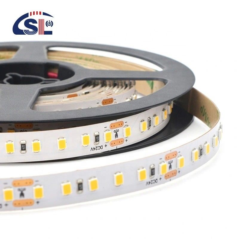 IP20 bande lumineuse LED personnalisée 12v/24v 2700k 3000k 4000k 6500k 12000k 120 perles SMD 2835
