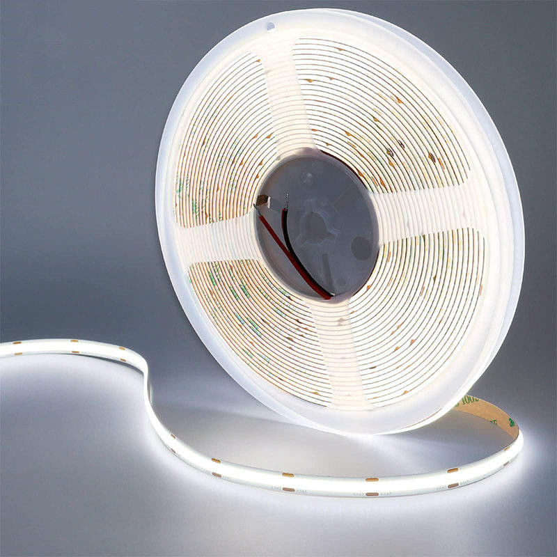 Non étanche à l'eau 12V24V 8mm10mm 480Leds 6500K Blanc CE RoHs COB LED flexible