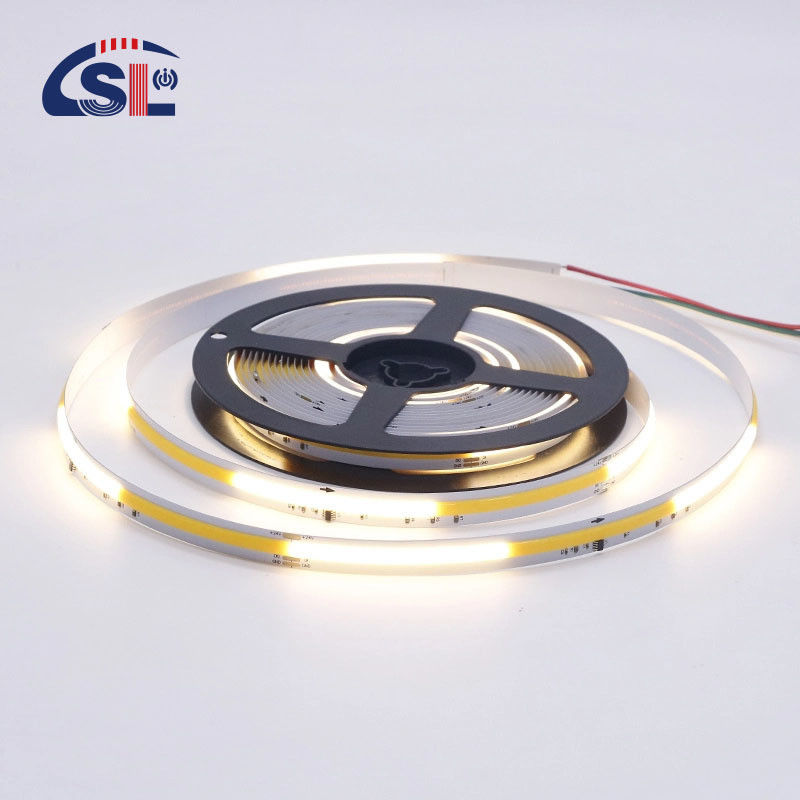 12v24v 8mm 360leds 4000K Blanc COB SMD2835 Lumière à bande LED pour des applications polyvalentes