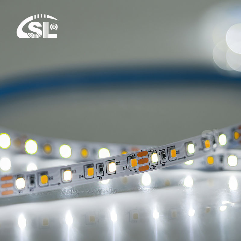 2835 CCT LED bande 120LEDs double température de couleur blanche réglable pour vos produits