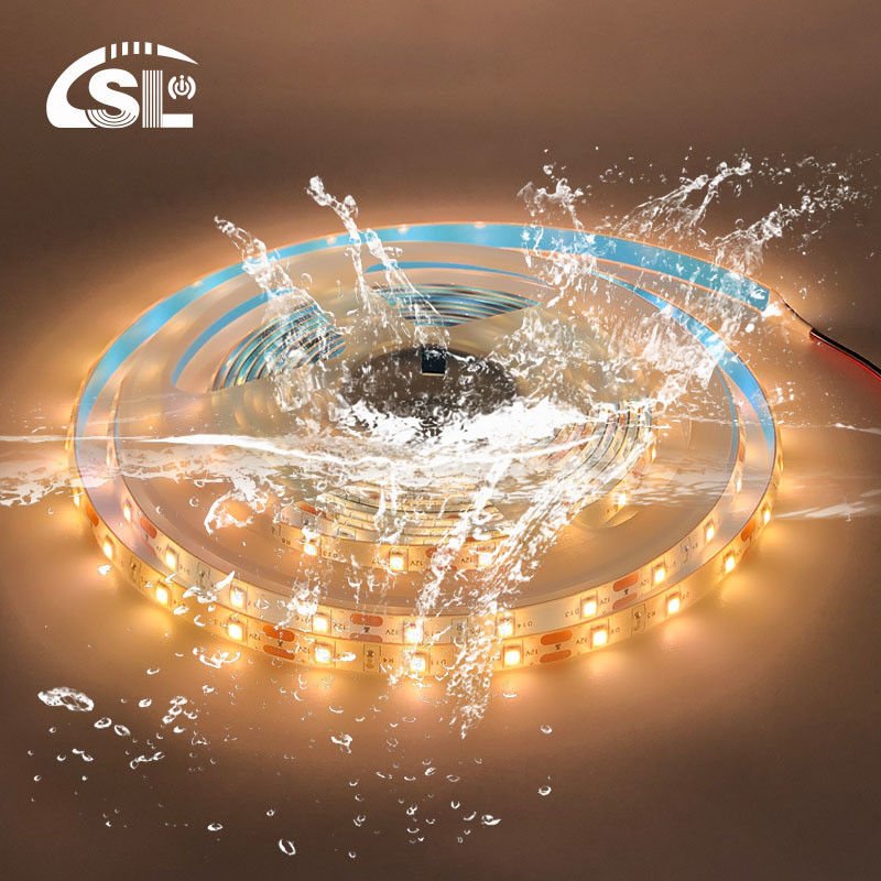 5V 8mm 320LEDs 3000K 4000K IP65 1cm une coupe électroplate imperméable à l'eau COB LED flexible