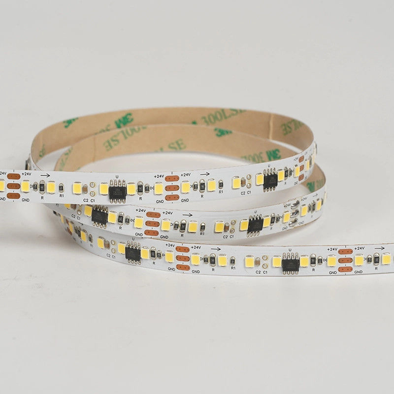12v24v 8mm 6500K Blanc 120 leds Plaque électroplate SMD2835 LED Strip Light avec CRI Ra 90