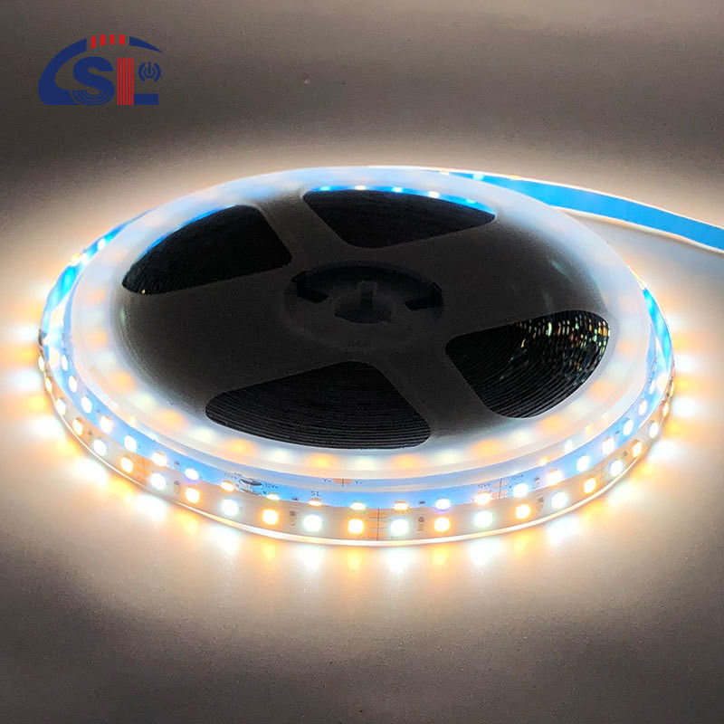 CCT 12V24V 8mm 120leds 3000K-6500K 35Copper Led Strip Light pour le meuble de rétroéclairage de télévision