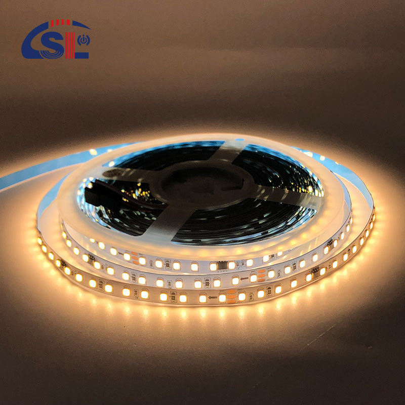 Contrôle tactile 8mm 120leds 3000K Blanc chaud SMD2835 LED Strip Light pour la décoration intérieure
